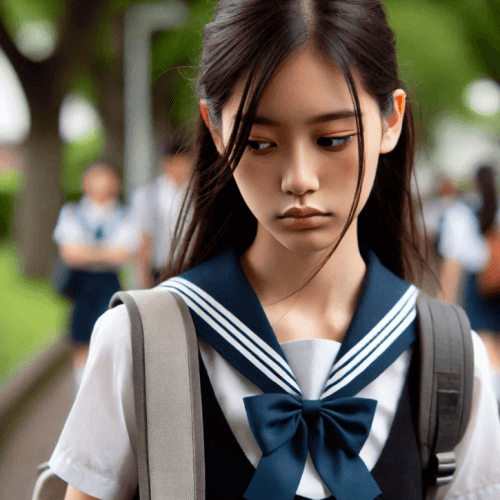 생리대 없어서 눈치보는 여학생