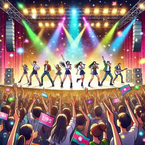 여성 아이돌 콘서트