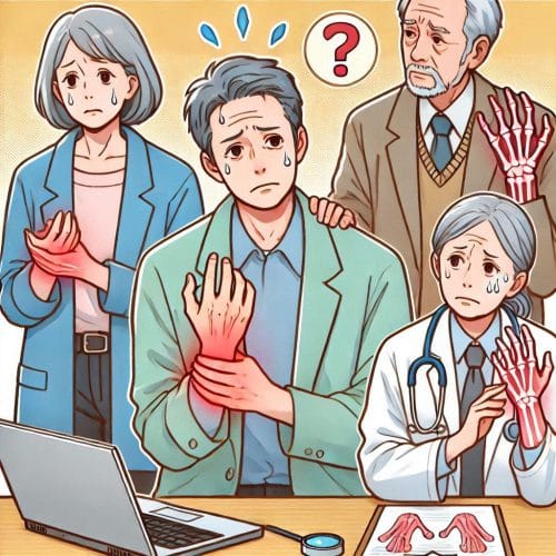 류마티스 관절염 증상 및 치료방법 (인공관절 수술 장단점) 3 류마티스 관절염 고생하는 사람들