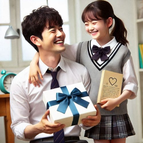 크리스마스 선물 및 졸업선물 추천(초등학생, 중학생, 고등학생, 대학생 6 아빠에게 선물받은 초등학생 여자아이 (2)
