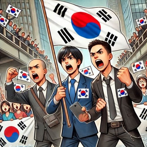 내란죄의 정의와 성립조건 (역사적 사건과 처벌 사례) 3 태극기를 들고 탄핵을 외치는 사람들