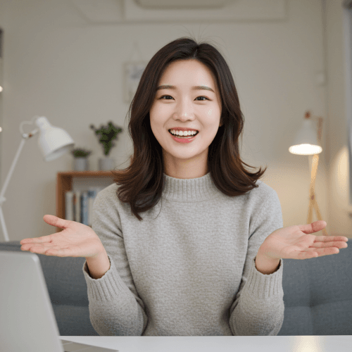 발가락이 찢어질 듯 아파요! 통풍, 완벽 정복 가이드! (원인부터 치료, 예방, 음식까지!) 6 밝게 웃으며 카메라를 바라보는 20대 중반의 친근한 여성